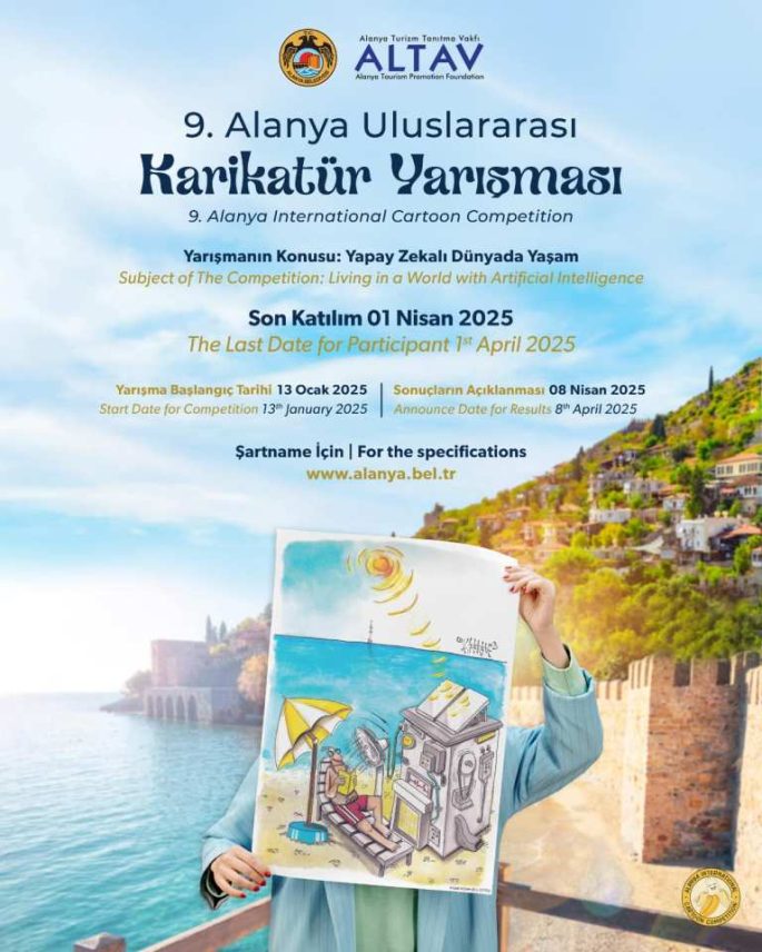 9 TH ALANYA INTERNATIONAL CARTOON COMPETITION 2025 – FREE ENTRY