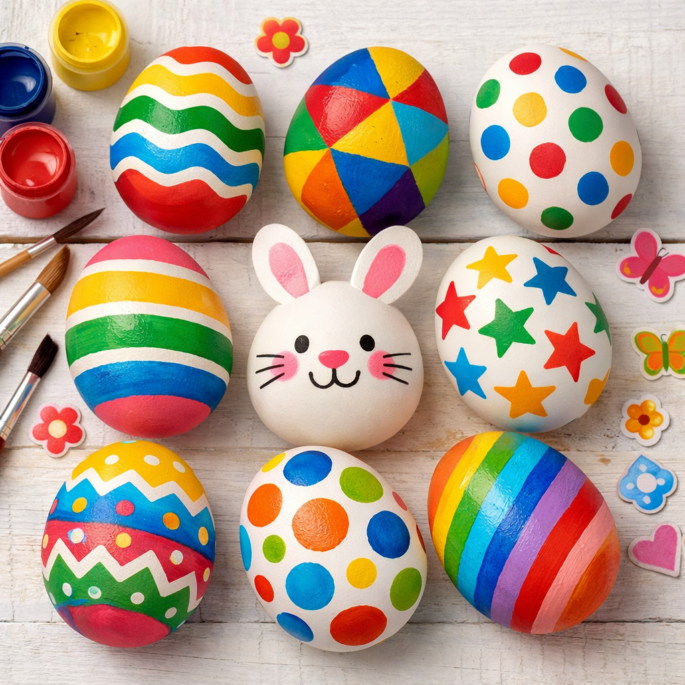 How to color Easter eggs / Easter egg painting