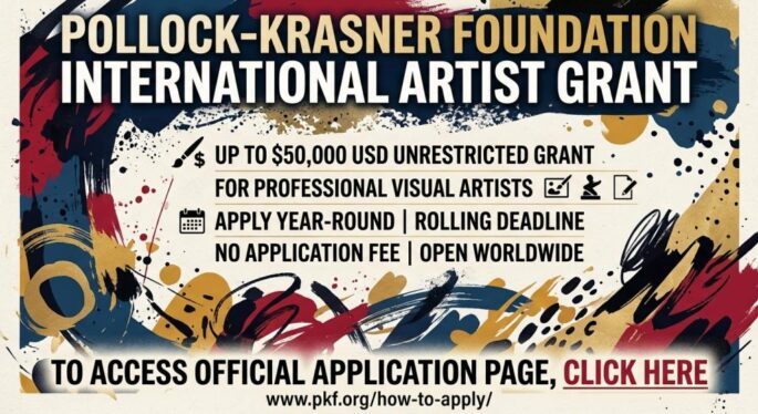 Pollock-Krasner Foundation International Artist Grant